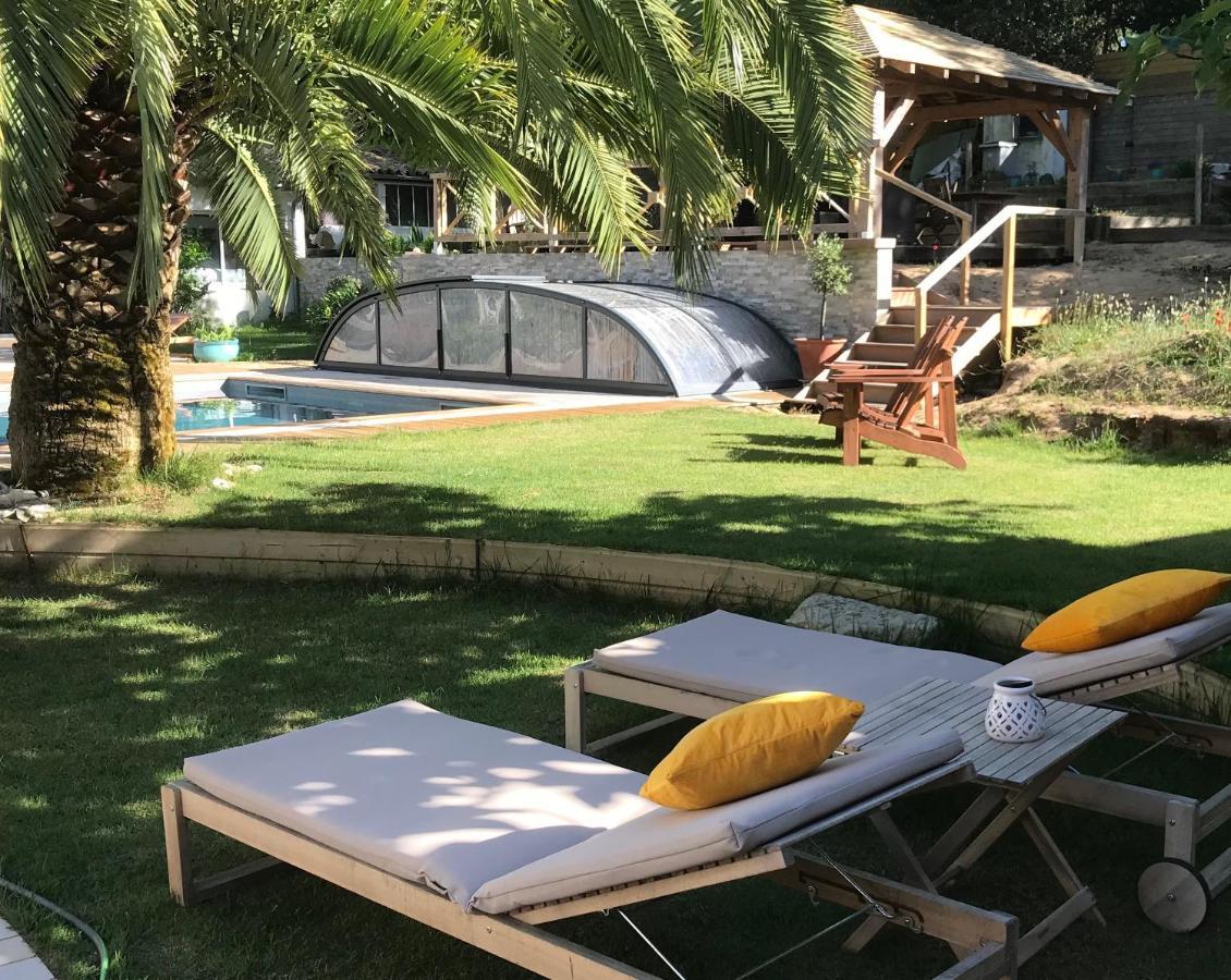 La Maison De La Dune - Chambres Climatisees - Jacuzzi 1Ere Seance Offerte - Piscine Chauffee Avec Abri Amovible - Plage Situee A 200M, Acces Direct Par Le Bois لا كوردي سور مير المظهر الخارجي الصورة